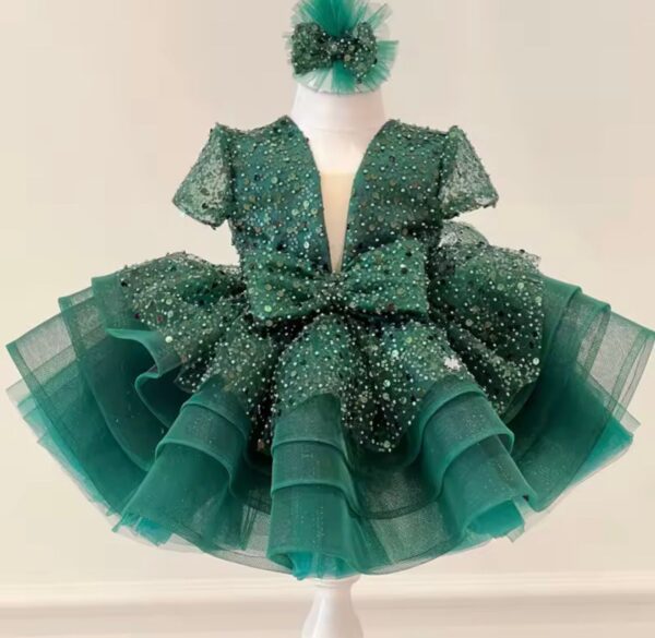 Rosie Belle verde Manga corta